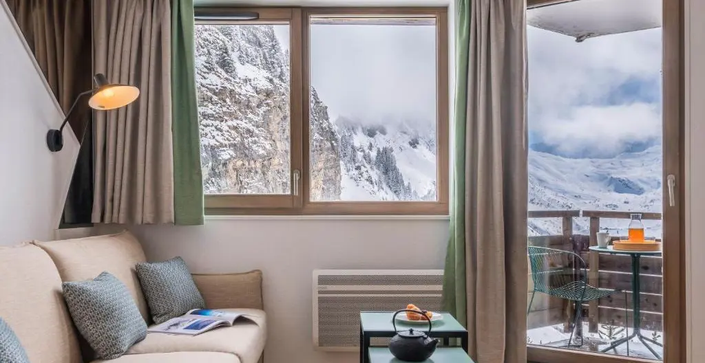 Residence Capella Avoriaz Lounge With Balcony Access