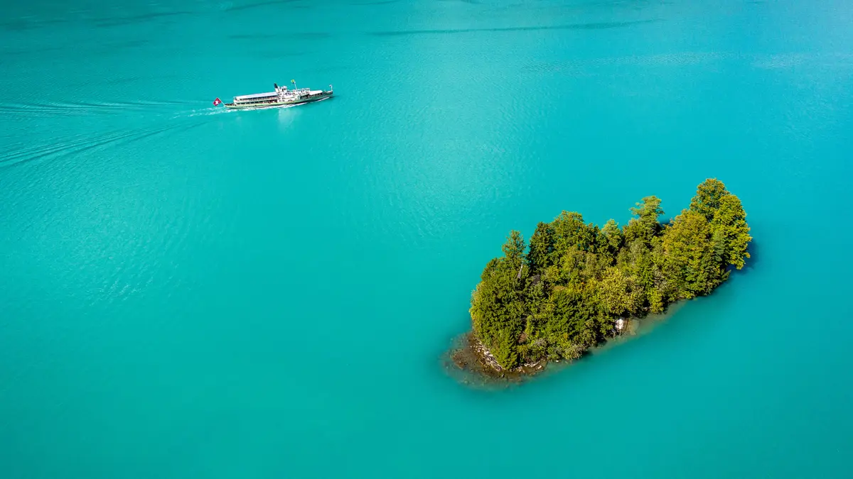 Lake Brienz ship near Iseltwald