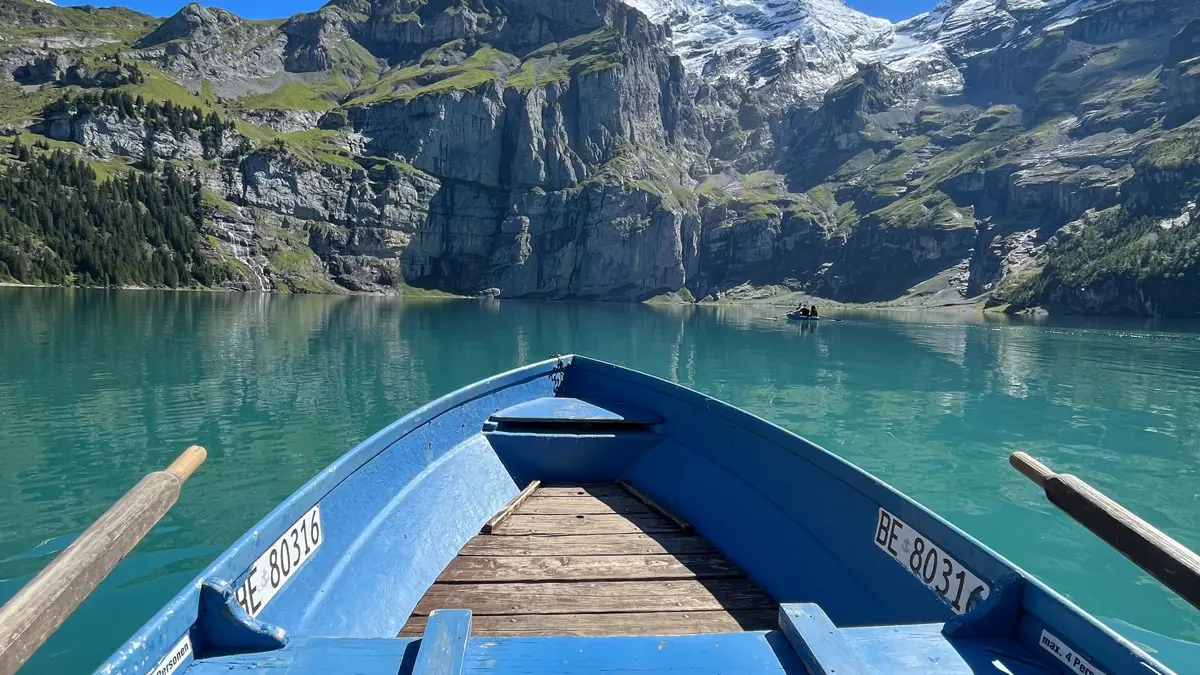 Kandersteg Boat Oeschinensee