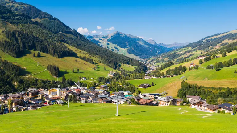 A scenic view of a landscape