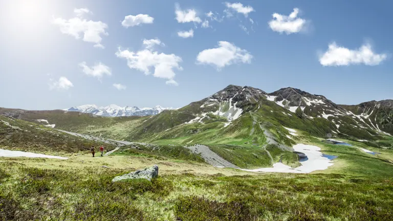 A scenic view of a landscape
