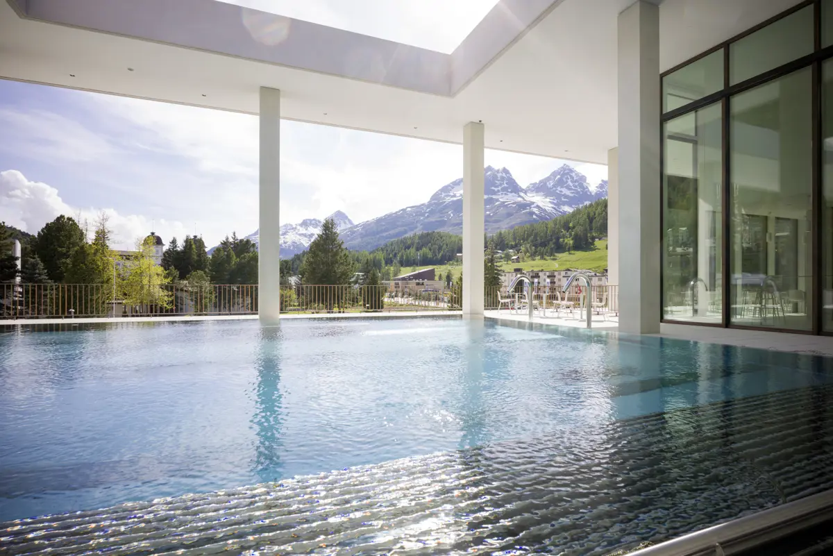 Indoor Swimming Pool & Spa Laudinella Hotel