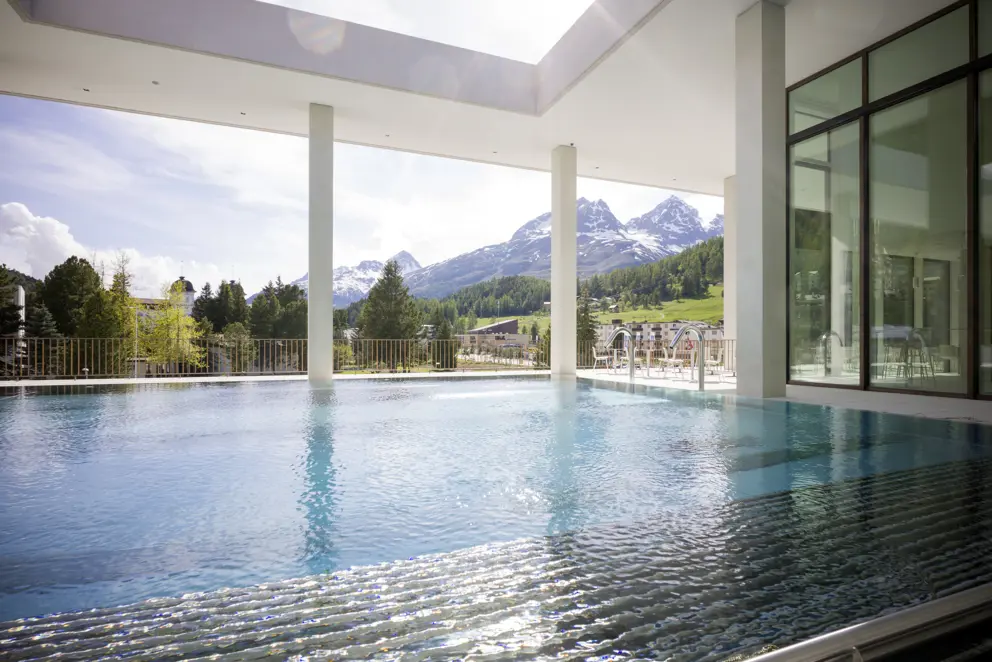 Indoor Swimming Pool & Spa Laudinella Hotel