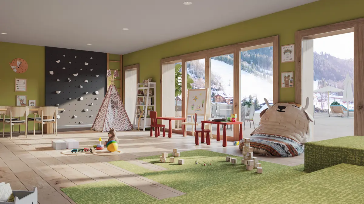 Residence Les Clarines Les Deux Alpes Resort Viewresidence Les Clarines Les Deux Alpes Playroom