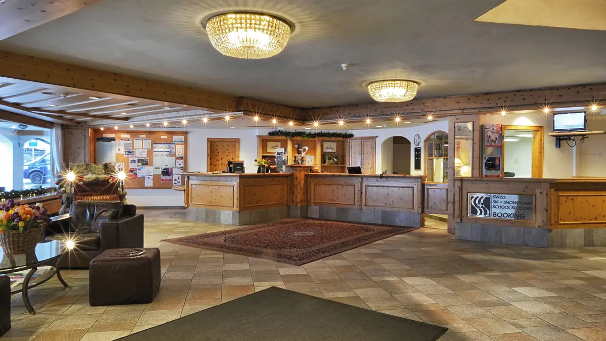 Hotel Silvretta Park Klosters Reception
