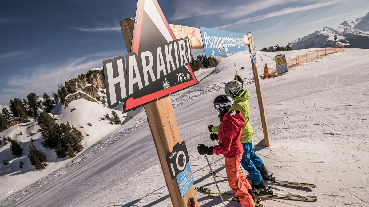 Mayrhofen Ski Resort Austia Harakiri Ski Piste Dominic Ebenbichler