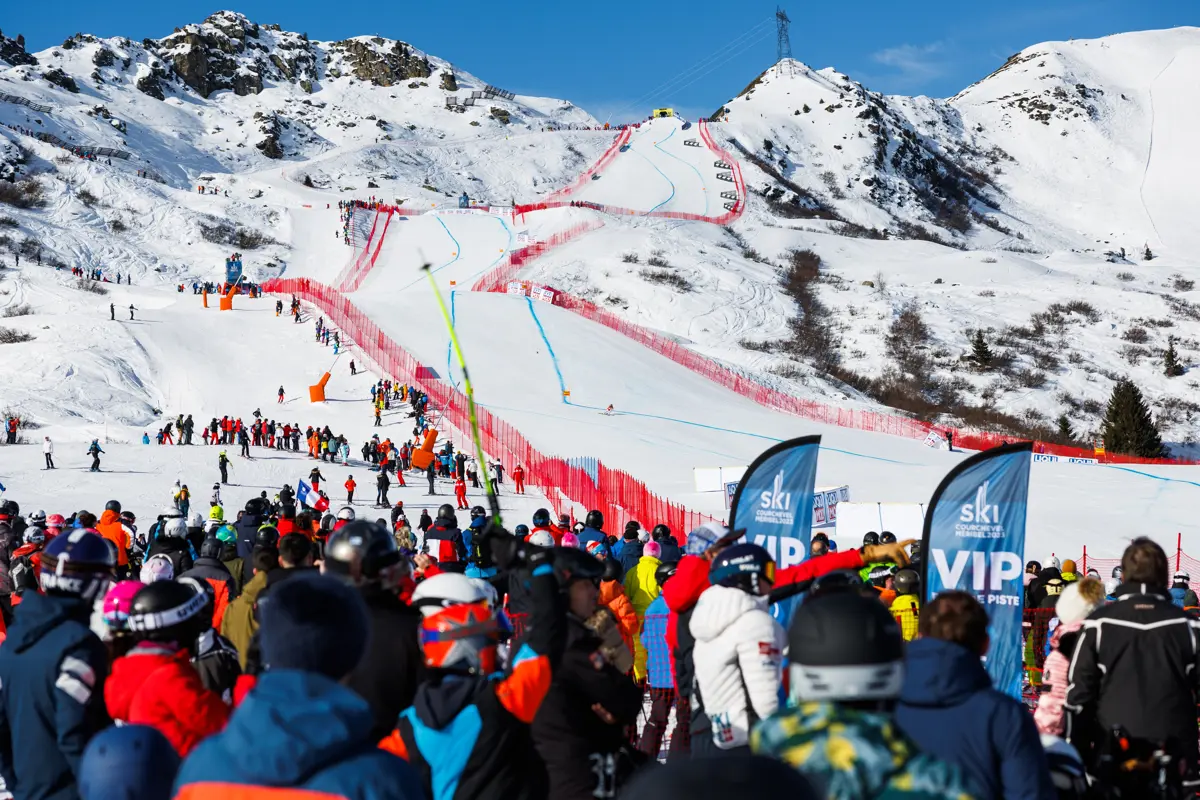 Meribel Three Valleys France Ski Race