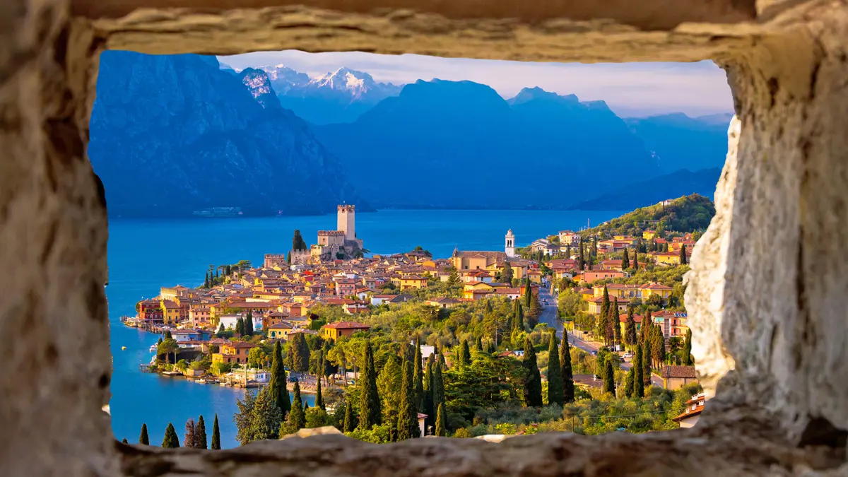 View of Malcesine, Lake Garda