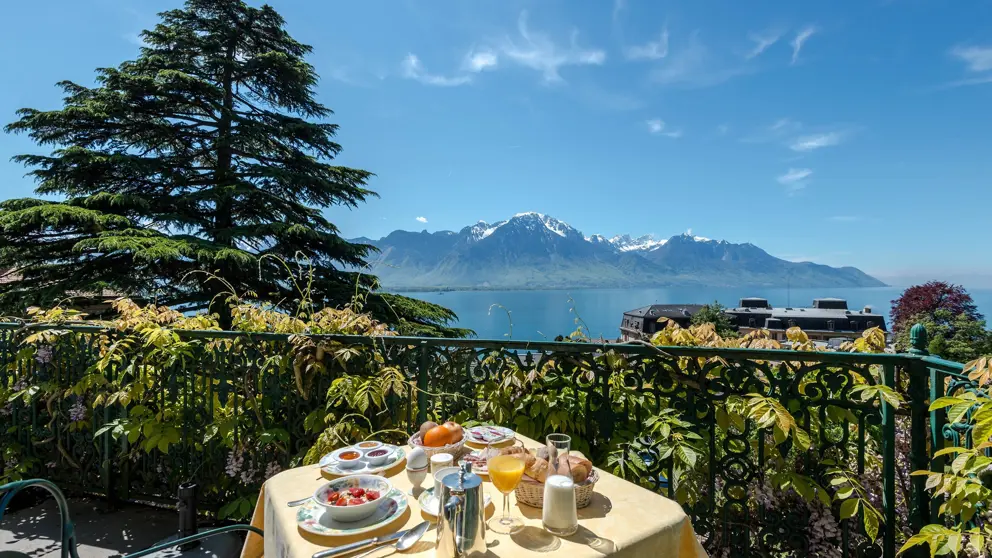 Hotel Masson Montreux Typical Lake View Twin Room Terrace [1]