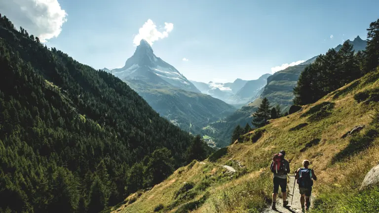 A scenic view of a landscape