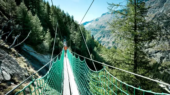 Saas Fee Suspension Bridge