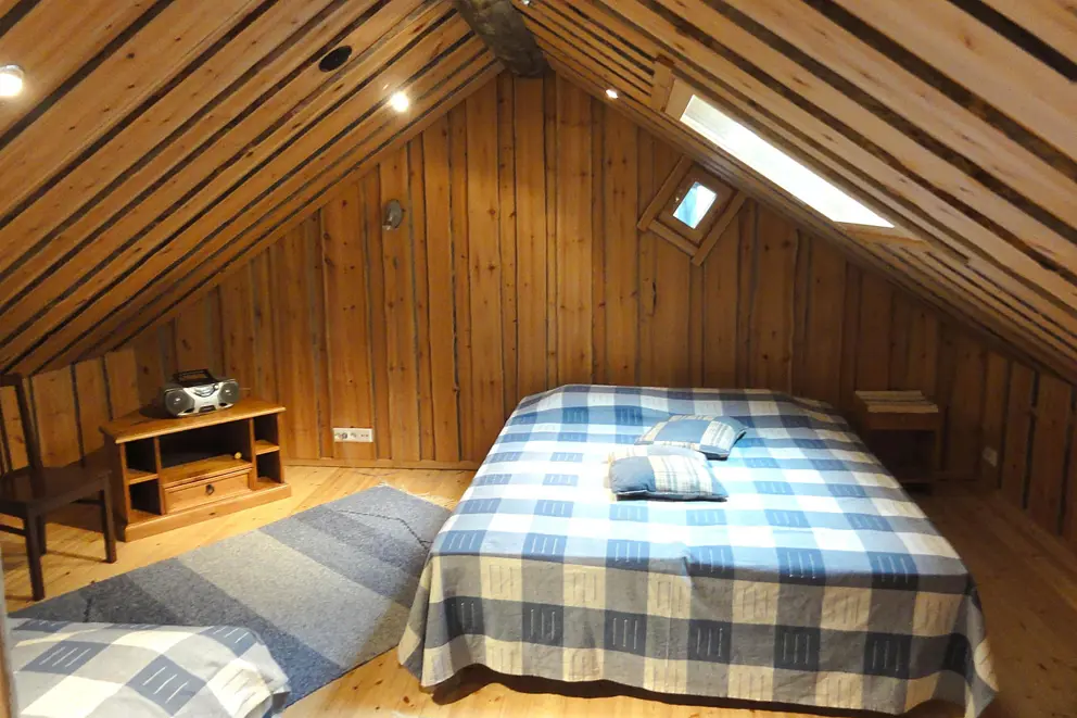Levi Log Cabins Levi Two Bedroom Nilijousten A6 Bedroom Mezzanine [8]