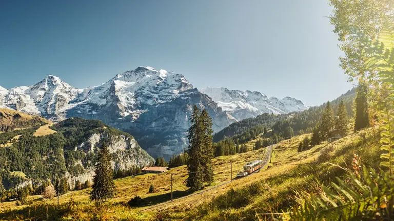 A scenic view of a landscape