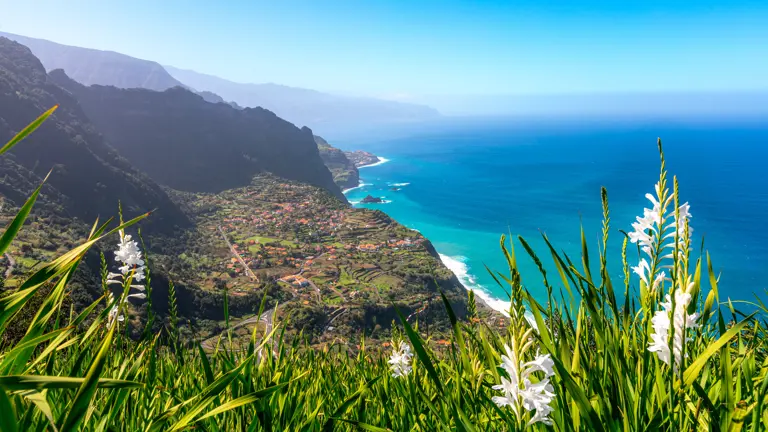 A scenic view of a landscape