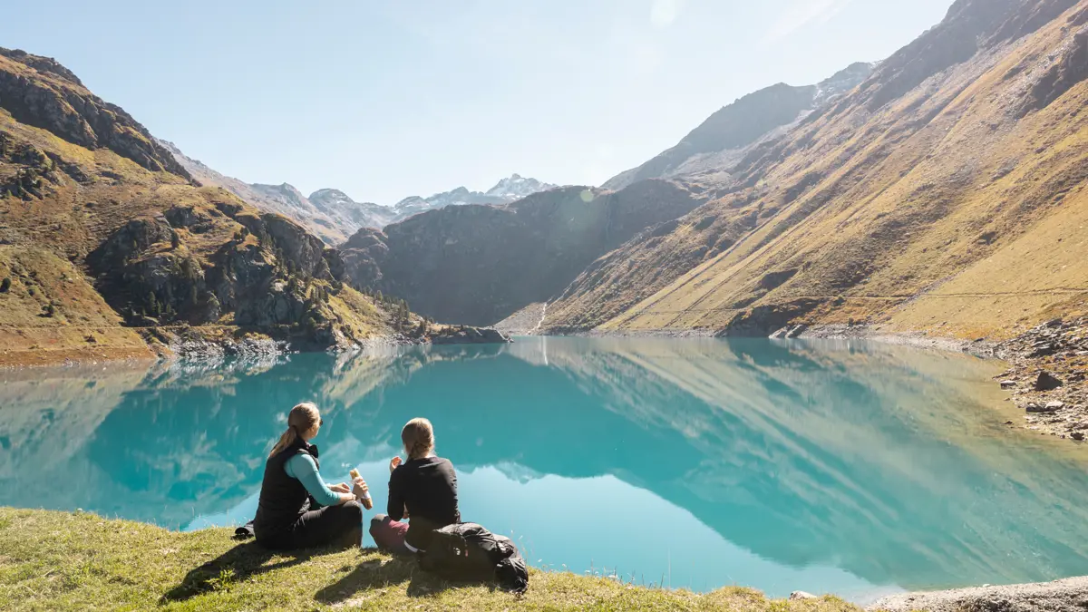 Nendaz hiking Picnic By Cleuson Dam