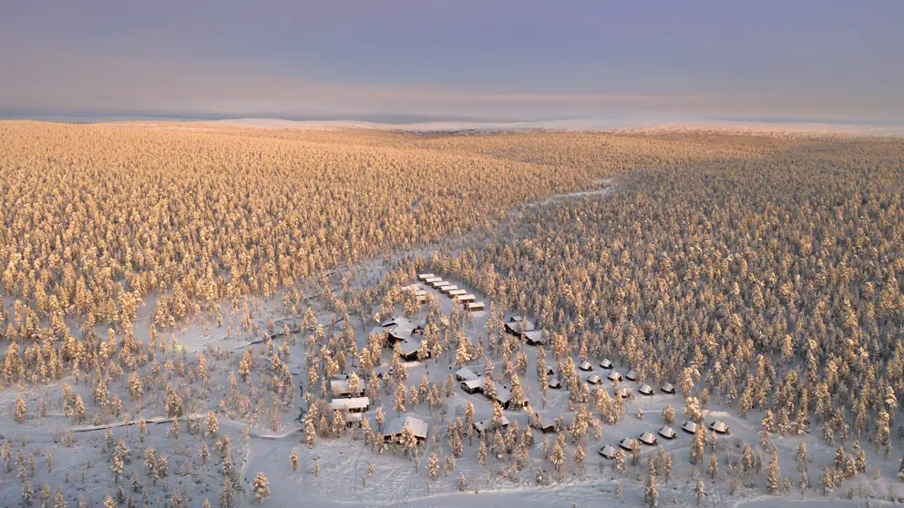 Muotka Wilderness Lodge Saariselka View