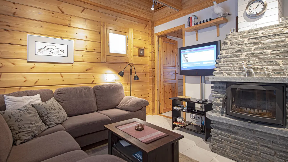 Yllas Log Cabins Yllas Kevätriekko Cabin Lounge Two Bedroom
