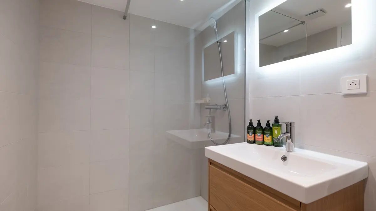 Chalet La Bergerie Shower Room Three