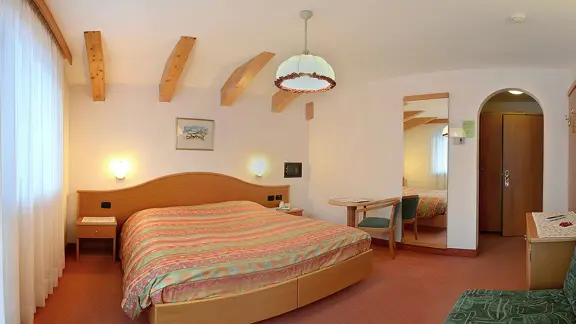 Classic Austrian twin bedroom