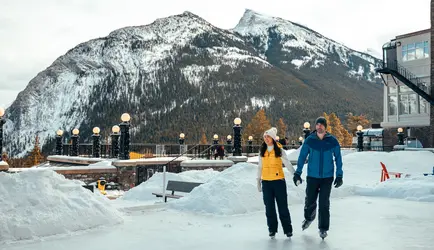 Fairmont Banff Springs Ice Skating
