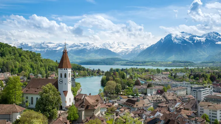 A scenic view of a landscape