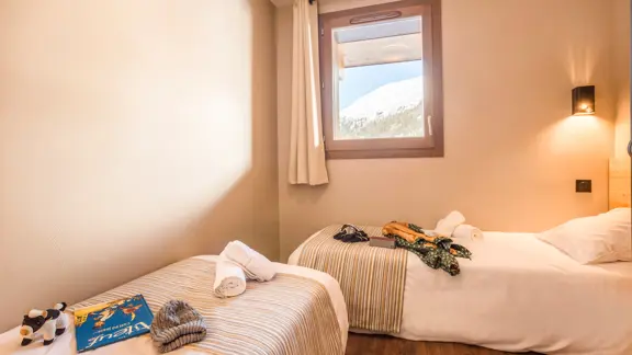 Typical twin bedroom