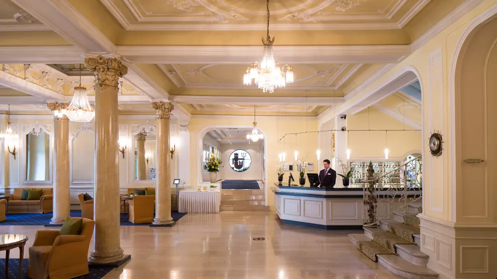 Grand Hotel Beau Rivage Interlaken Reception [8]