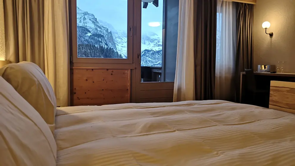 Hotel Caprice Wengen South Facing Room With View [2]