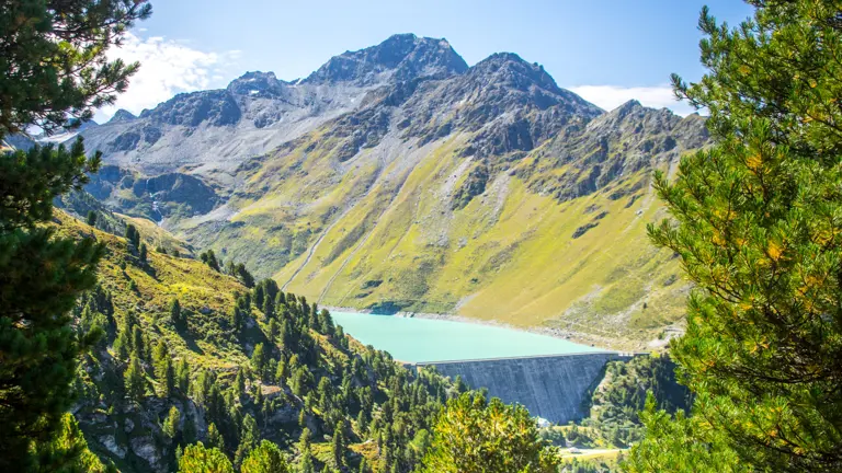 A scenic view of a landscape