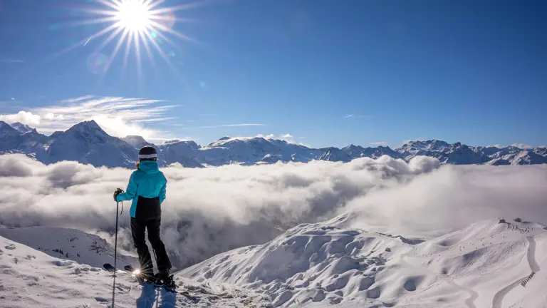 A scenic view of a landscape