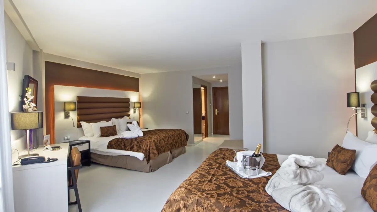 Princesa Parc Arinsal Quadruple Family Bedroom