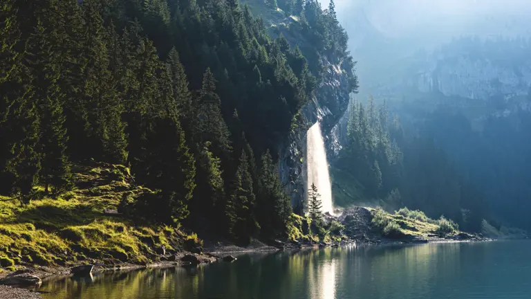 A scenic view of a landscape
