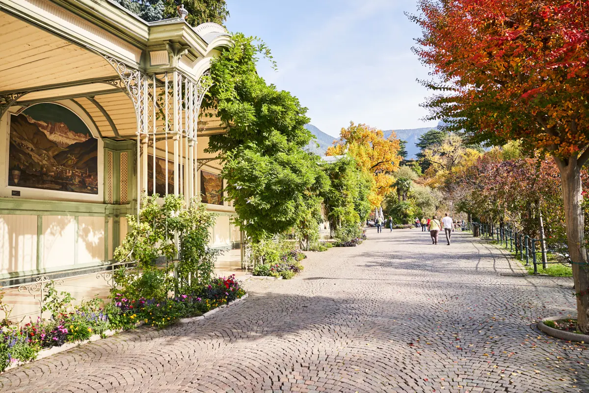 Merano, South Tyrol, Italy, Passer Promenade