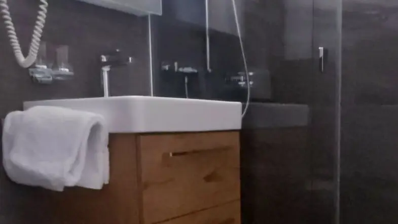 Residence Bernerhof Apartments Wengen Studio Apartment Bathroom [4]