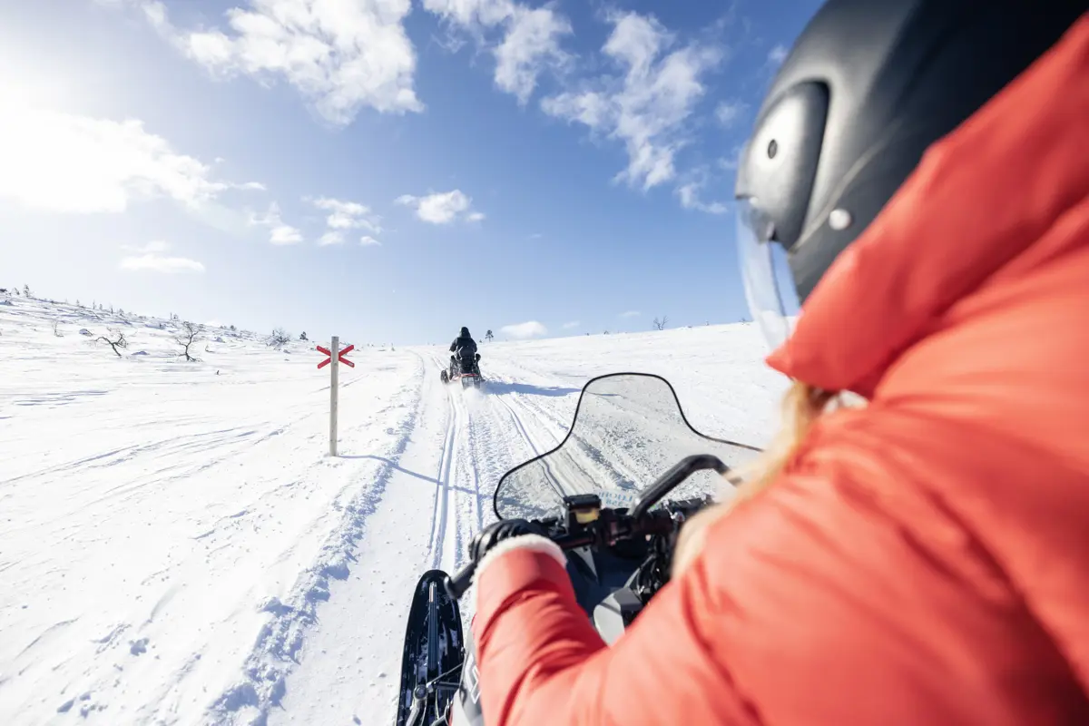 Laplandnorthdestinations Snowmobiling Saariselka Spring (11)