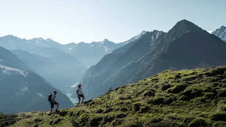 A scenic view of a landscape