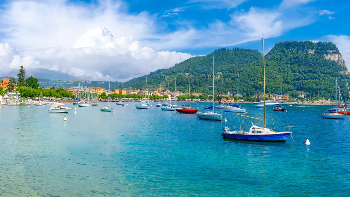 Garda, Lake Garda, Boats on the Lake