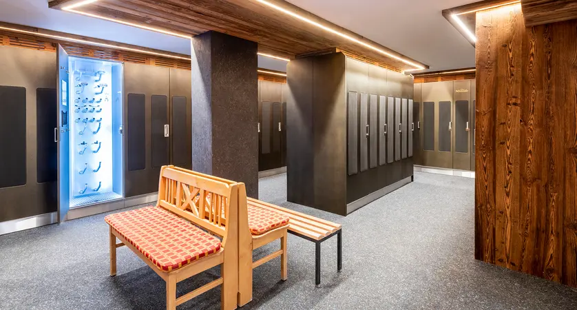 Hotel Miravalle Selva Dolomites Italy  Boot Room [9]