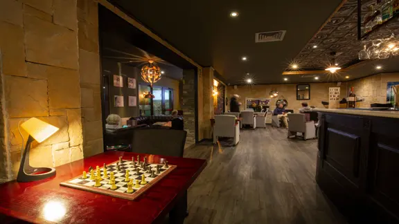 Bar area