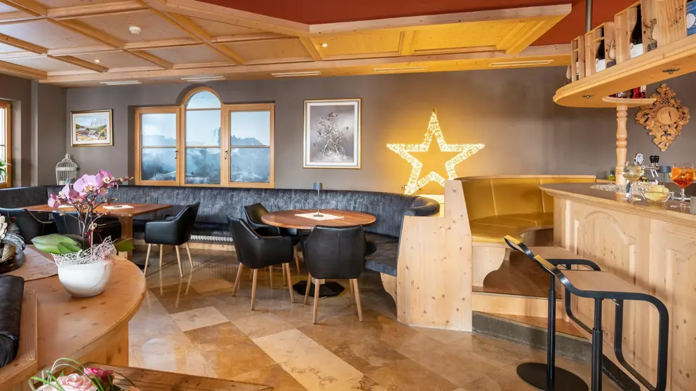 Italy, Dolomites, Selva, Hotel Somont, Bar [8]