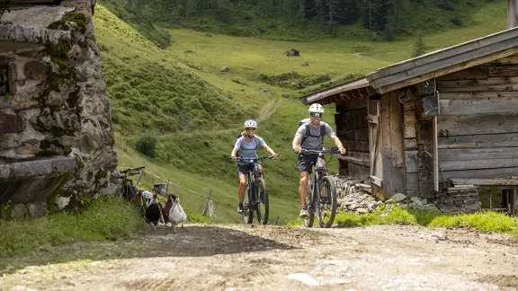 Cycling in Alpbach (copyright: Matthias Sedlak Alpbachtal Tourismus)