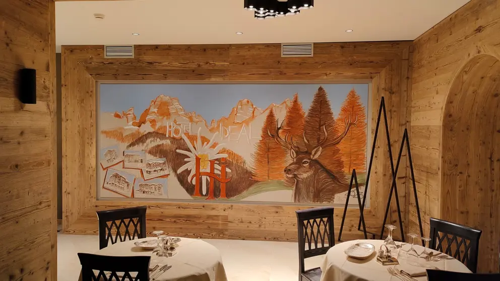 Italy, Madonna Di Campiglio, Hotel Ideal, Restaurant [6]