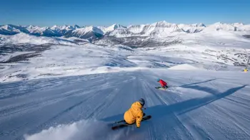 Banff Lake Louise Ski Resort Ski Big 3 Canada Reuben Krabbe 7