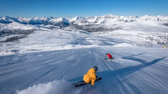 Banff Lake Louise Ski Resort Ski Big 3 Canada Reuben Krabbe 7