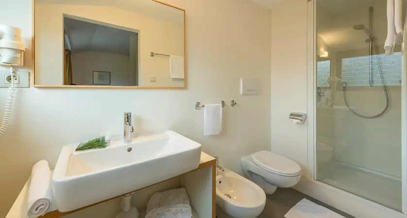 Hotel Tre Cime Drei Zinnen Dolomites Italy Bathroom