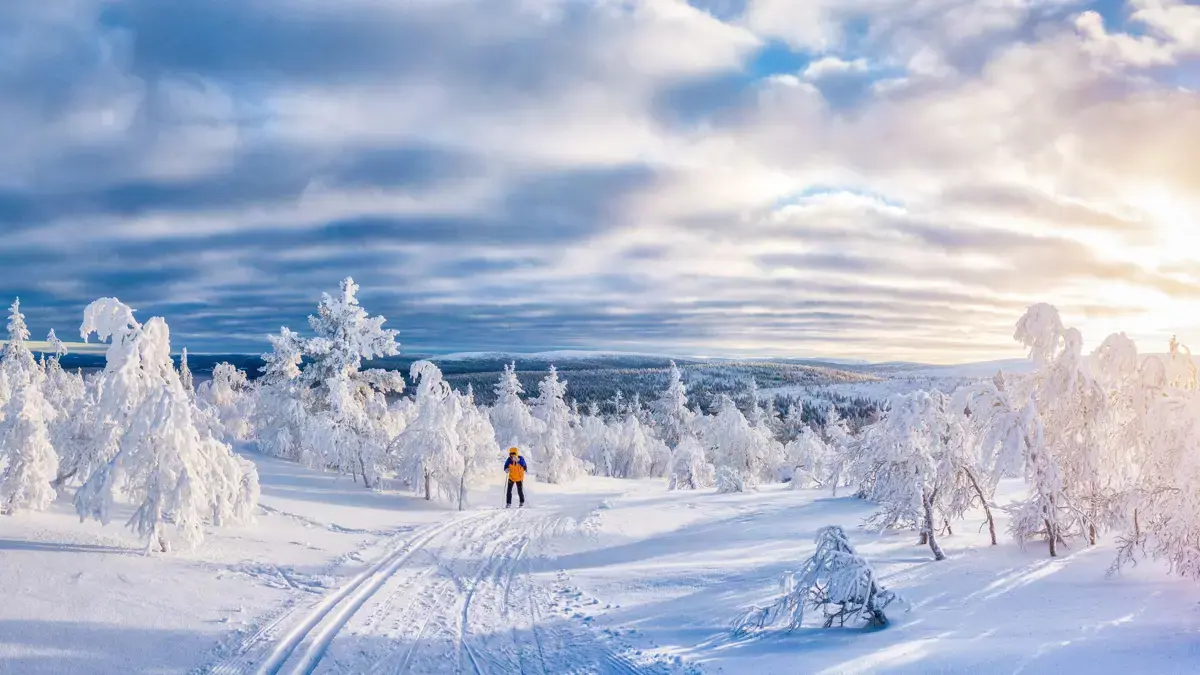 Finland Lapland Winter Hiking