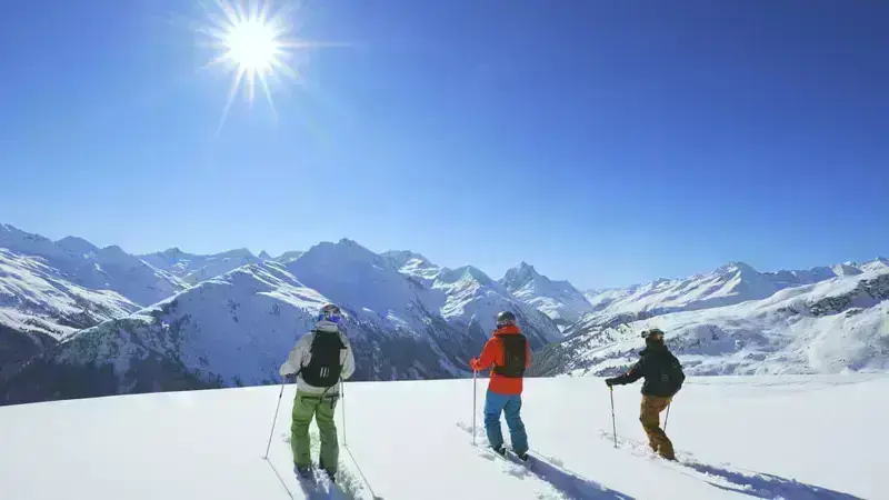 Austria Arlberg St Anton Mountain Top