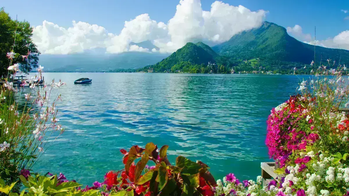 Lake Annecy Shores Of Talloires