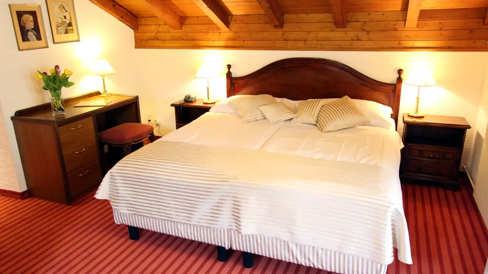 Seiler's Vintage Hotel Kandersteg Superior Bedroom [5]