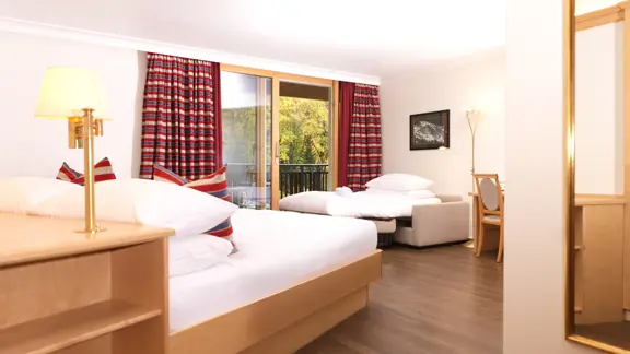 Forest view family room